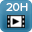 Archivio video di 20 ore su SD card 128GB